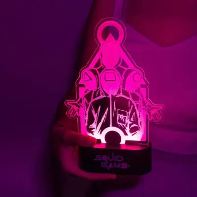 Figurine Squid Game desk led lamp